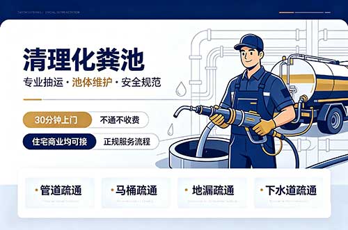 水磨沟清理化粪池